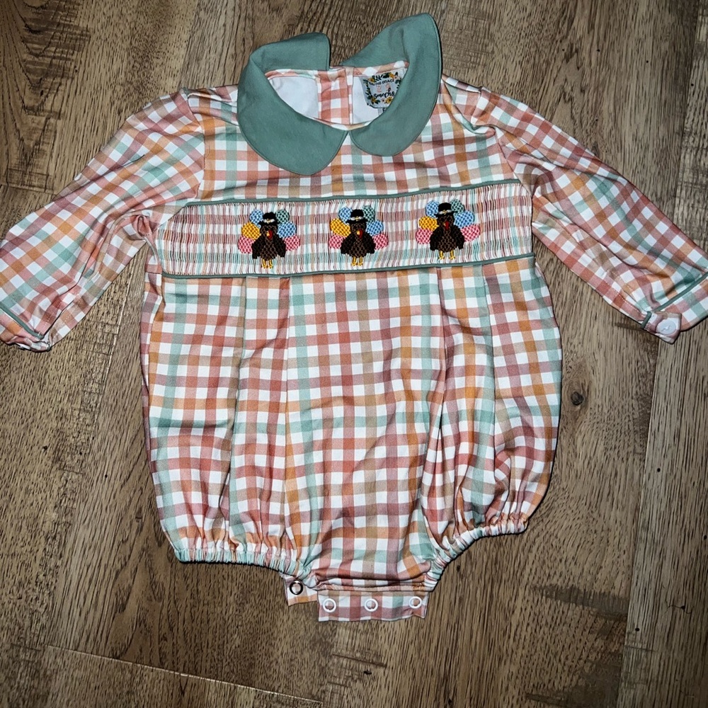 Thanksgiving smocked bubble